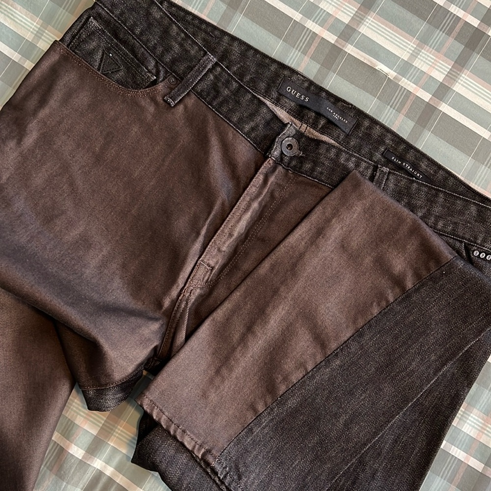 Guess 2tone colored jeans